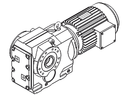 Коническо-цилиндрический мотор-редуктор серии MRO 83